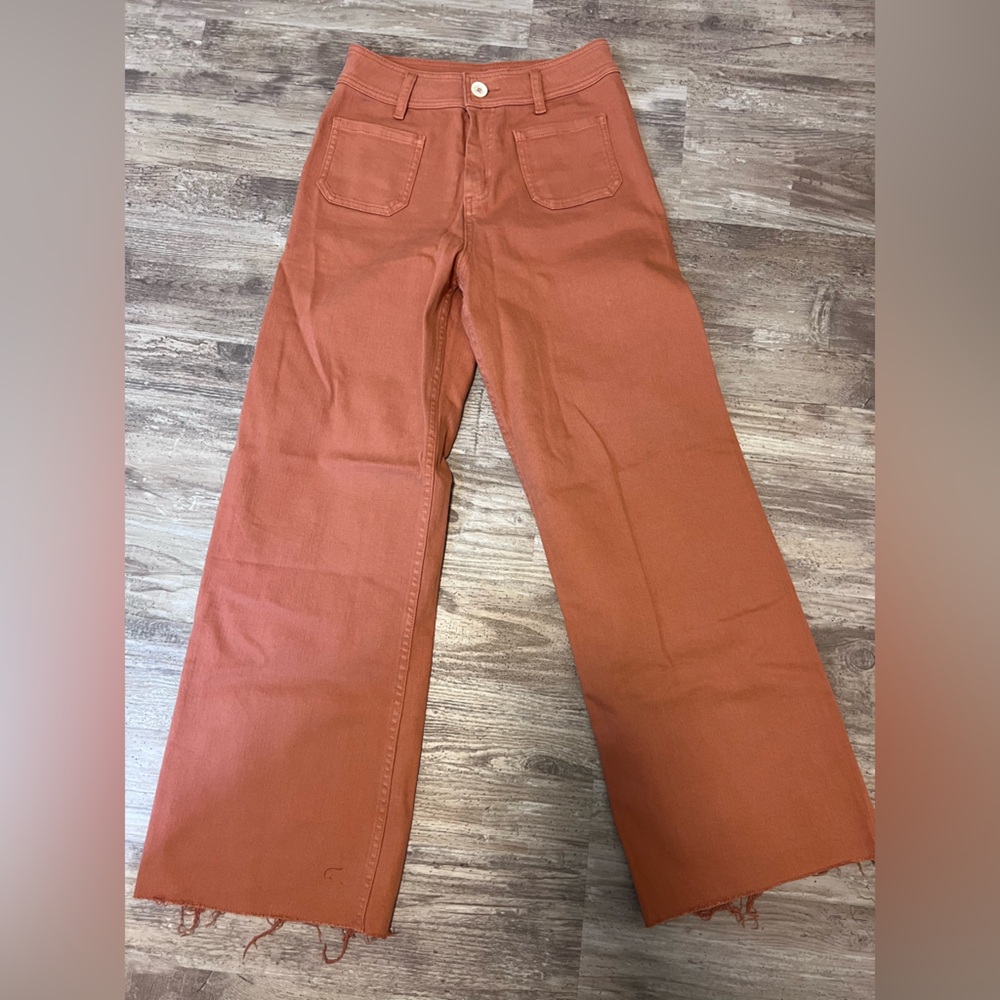 Color Wide Leg Pants